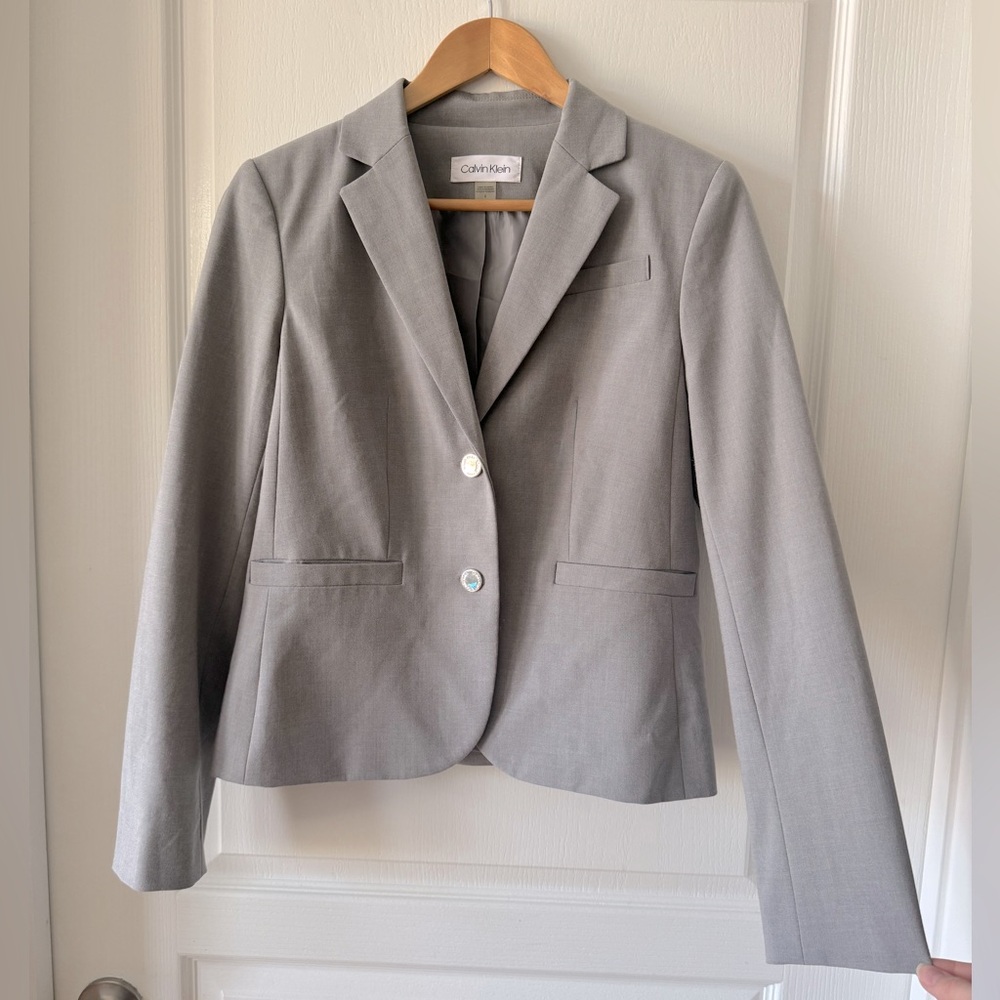 Calvin Klein Light Grey Blazer